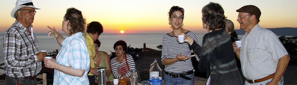 A Stunning sunset, music and Ouzo at Molyvos Castle