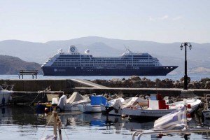 Cruise ship Azamara visits Molyvos